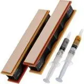 Wicked Edge leren strops, 1 en 0,5 micron