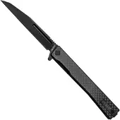 Ocaso Solstice Wharncliffe Black vouwmes, Carbon Fibre