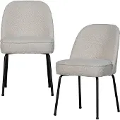 Woood Vogue Eetkamerstoelen - Fluweel - Roest - Set van 2