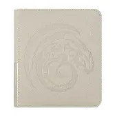 Arcane Tinmen Dragon Shield - Zipster Binder 160: Ashen White