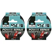 Bison 2x Tape Power Repair Zwart 25 Meter