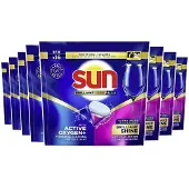 SUN - Vaatwastabletten - Brilliant Shine - All-in-1 - 80 Capsules - Voordeelverpakking