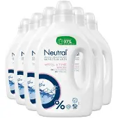 Neutral - Vloeibaar Wasmiddel Wol & Fijn 20 Wasbeurten - 6 x 1 liter - Voordeelverpakking