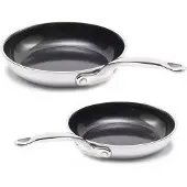 Greenpan Premiere koekenpannenset Ø 24 cm + 28cm rvs