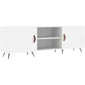 vidaXL Tv-meubel 150x30x50 cm bewerkt hout wit