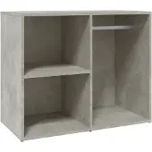 vidaXL Kledingkast 80x40x65 cm bewerkt hout betongrijs