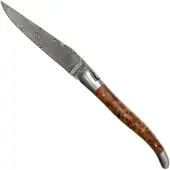 Laguiole En Aubrac 12 cm Balbach damast, Thuya wood L0212THI/FDBB1 Laguiolemes