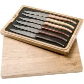 Laguiole En Aubrac Quotidien steakmesset 6-delig French woods, 6MC99QFIH