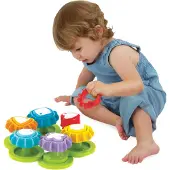 Yookidoo Shape N Spin Gear Sorter. Activiteitenspeelgoed voor Kinderen van 1-3 Jaar. Peutersorteerspel met Kleuren en Vormen