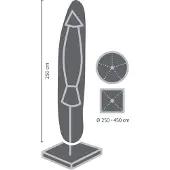 Perel Zweefparasolhoes | | 250 x Ø 64 cm (Tot 4.5 meter, PP)