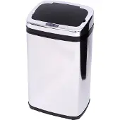 HOMCOM HOMdotCOM Vuilnisbak IR-sensor vierkant 30L RVS