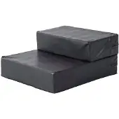 Aosom Hondenligbed en opstapje 2-in-1 zwart