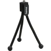 Hama Ministatief 1/4 inch Werkhoogte: 7 - 10 cm Zwart Voor smartphones en GoPro