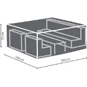 Perel Loungesethoes (200 x 150 x 75 cm, PP)