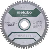Metabo Multi Cut Zaagblad Universeel 254x30x1,8mm 60T