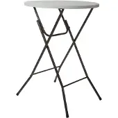 Perel FP185N Vouwtafel Rond - Ø 80 x 110 cm