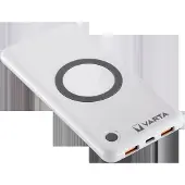 Varta 57908 Powerbank 15000 mAh Quick Charge 3.0, USB PD, Qi Wireless Charging LiPo Wireless Charging, USB-C (met Power Delivery) Wit Statusweergave