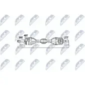 NTY NPW-KA-327 Aandrijfas