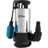 Güde dompelpomp voor vuilwater, model GS1103, 1100 W, 20.000 liter per uur, 35 mm, artikelnummer 94639