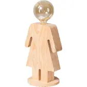 Expo ETH Eve XL Wood Tafellamp Vrouw 36cm 1x E27 Hout