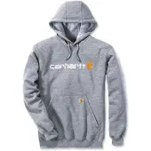 Carhartt 100074 Signature Logo Sweatshirt - Original Fit - Heather Grey - M
