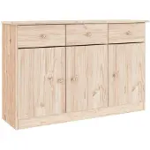 vidaXL Dressoir ALTA 112x35x73 cm massief grenenhout