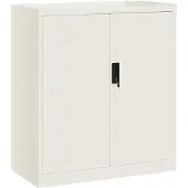 vidaXL Archiefkast 79x40x90 cm staal wit