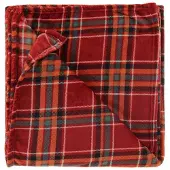 Unique living Plaid Ruit Wenen Rood 150 X 200 Cm