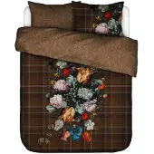 Essenza Dekbedovertrek Beautiful Bouquet Brown Satijn-200 x 200 / 220 cm | 2-Persoons