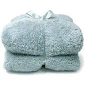 Unique living Teddy fleece plaid