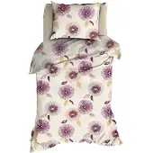 Romanette Dekbedovertrek Boretti Lila Katoen-140 x 200 / 220 cm | 1-Persoons