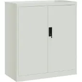 vidaXL Archiefkast 79x40x90 cm staal lichtgrijs