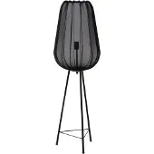 Light & Living Bohemian Vloerlamp Plumeria Zwart Ø 42cm