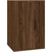 vidaXL Tv-wandmeubel 40x34,5x60 cm bruin eikenkleur