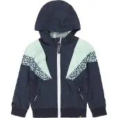 Koko Noko meisjes zomerjas colorblock en panterprint Navy