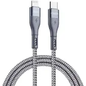 Duzzona Ladekabel Typ C zu Lightning - Grau