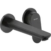 Duravit Wave - Inbouw wastafelkraan, 2-gats installatie, mat zwart WA1070004046