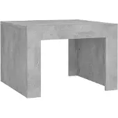 vidaXL Salontafel 50x50x35 cm bewerkt hout betongrijs