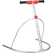 SportMe Silvery Glider - Schaatshulp - Opvouwbaar - Aluminium - Zilver/Zwart/Rood