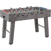 Garlando F-2 Tafelvoetbal Grijs Eiken - Telescopische stangen