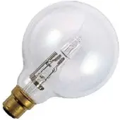 Schiefer Ba22d Halogeen Globelamp | 42W 630lm 2800K 230V/240V | Dimbaar