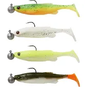 Savage Gear Fat Minnow T-Tail RFT Darkwater Mix 13 cm 20 g-12,5 g Softbaits