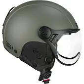 Cgm Goedgekeurde ski-e-bike helm CGM 801A EBI MONO, ondoorzichtig groen, maat L