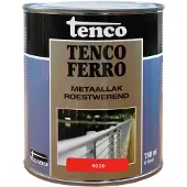 Tenco Metaallak Ferro - Rood - Zijdeglans 0.75l