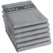 DDDDD Theedoek Pelle Grey 60 x 65 cm (Set van 6)
