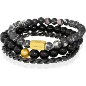 Memphis TRIO Herenarmbanden set "Billy The Kid"-19cm