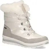 Caprice Snowboots rookgrijs / wit