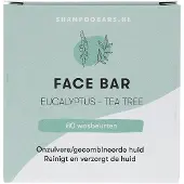 ShampooBars.nl Face bar eucalyptus & tea tree 60 gram