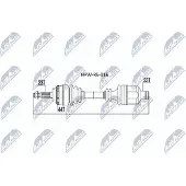 NTY NPW-RE-016 Aandrijfas