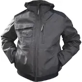Dassy Austin Canvas winterjas Antracietgrijs/Zwart maat L heren